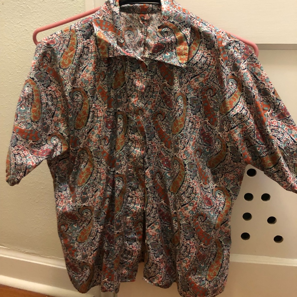 Homemade Paisley Blouse (m)